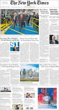 Carstens, Trump y Joaquín López-Dóriga en las portadas de los periódicos - 7