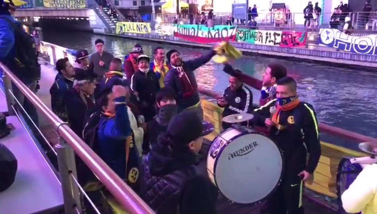 ¡La afición del América ya está en Yokohama para el juego contra el Real Madrid! ¡La afición del América ya está en Yokohama para el juego contra el Real Madrid!