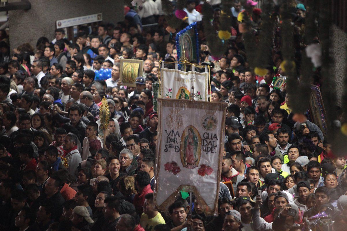 Arriban más de tres millones de peregrinos a la Basílica de Guadalupe