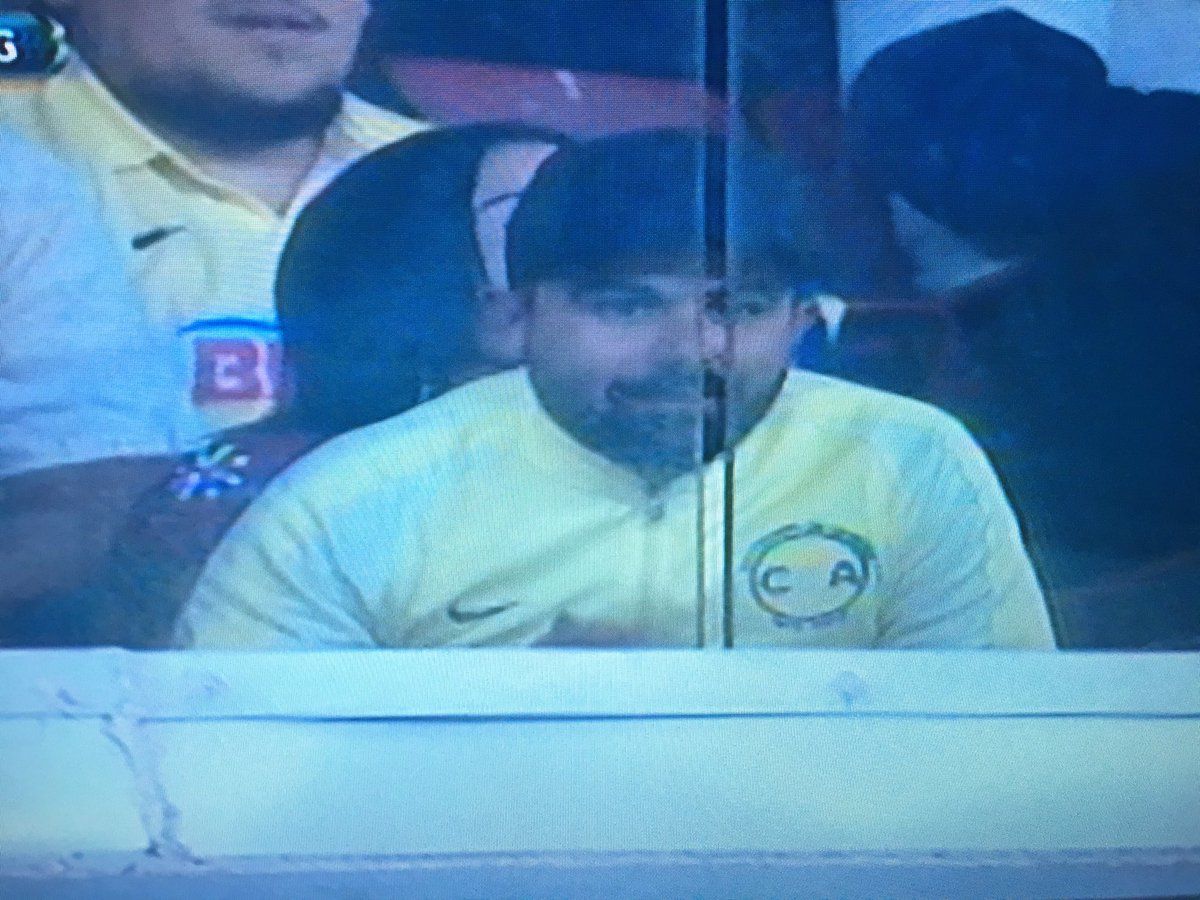 Otro video del americanista que apuntó con un láser