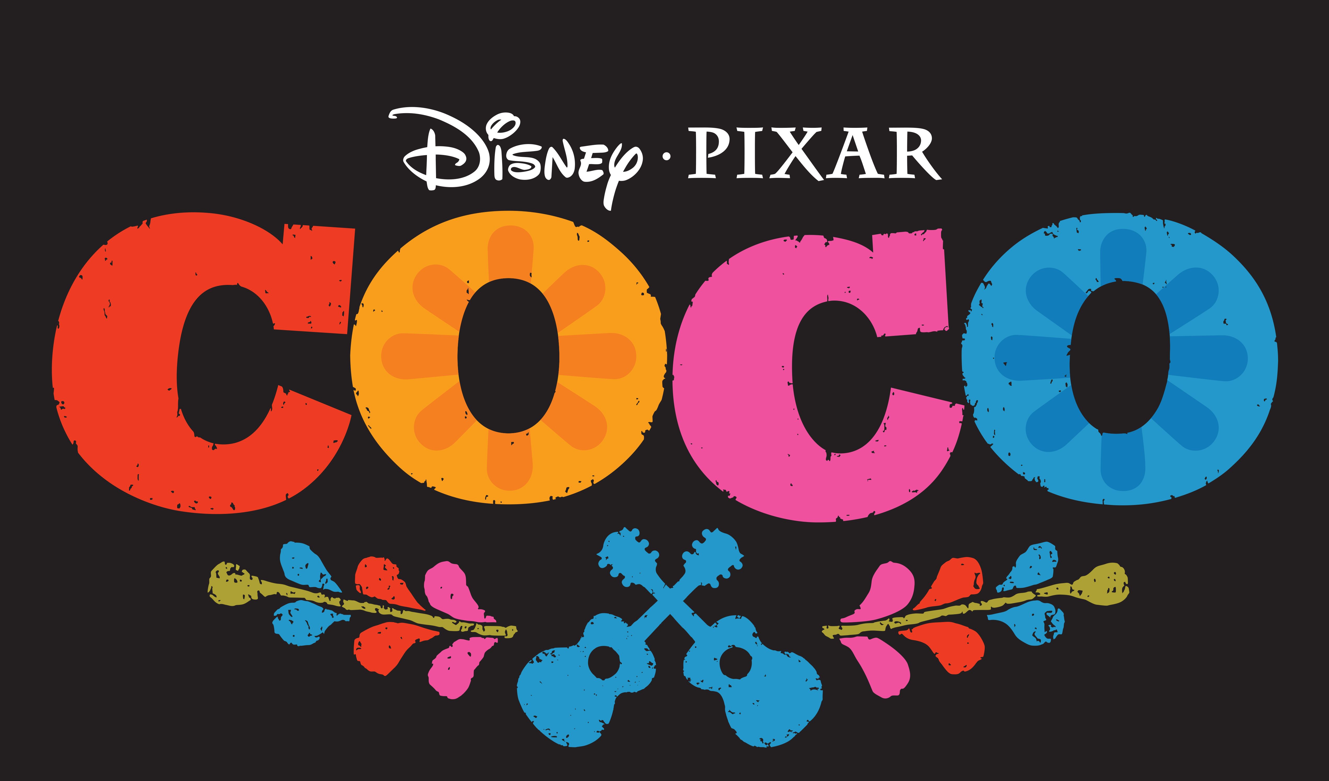 Pixar revela elenco para “Coco” - COCO-LOGO-1B-FINAL-COLOR-on-BK-5-23-16