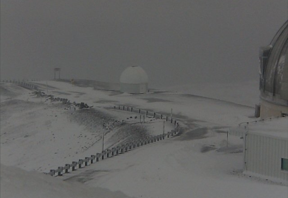 Fuertes vientos y nevadas en Hawaii Fuertes vientos y nevadas en Hawaii