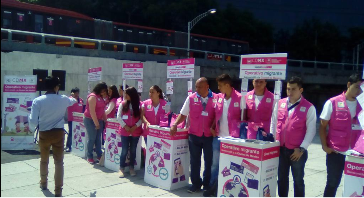 Inicia Operativo Bienvenido Migrante en la Ciudad de México
