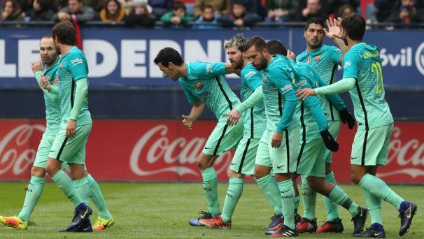 Barcelona rompe racha de empates y gana 0-3 a Osasuna - CzU1XsJW8AEt23O