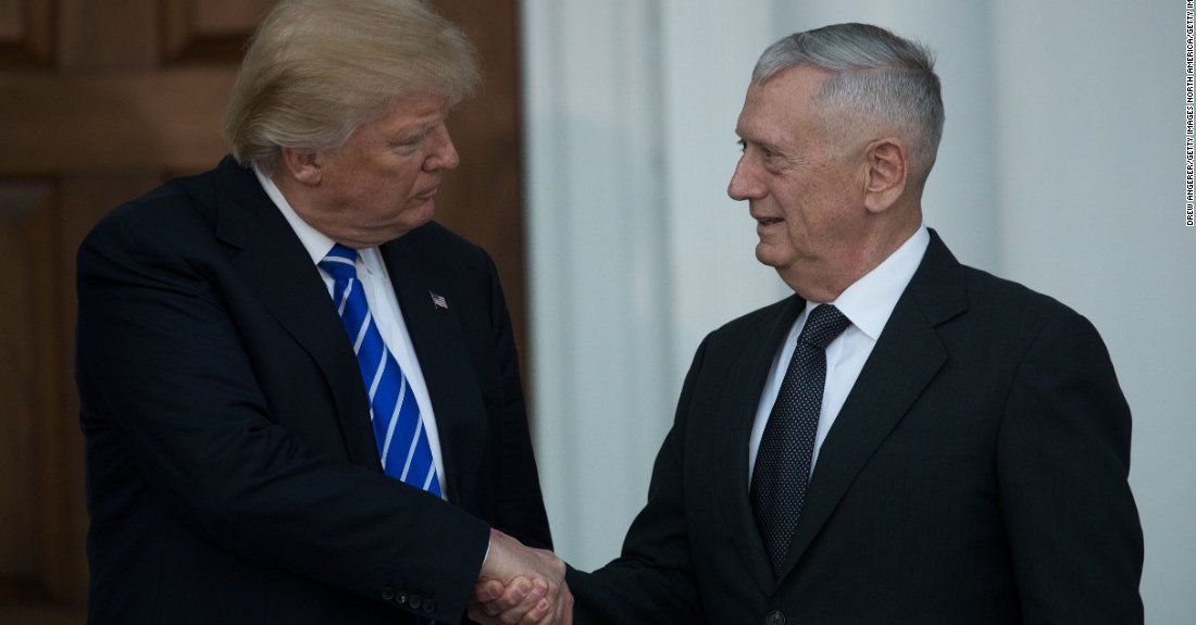 Trump elige a James Mattis como secretario de Defensa
