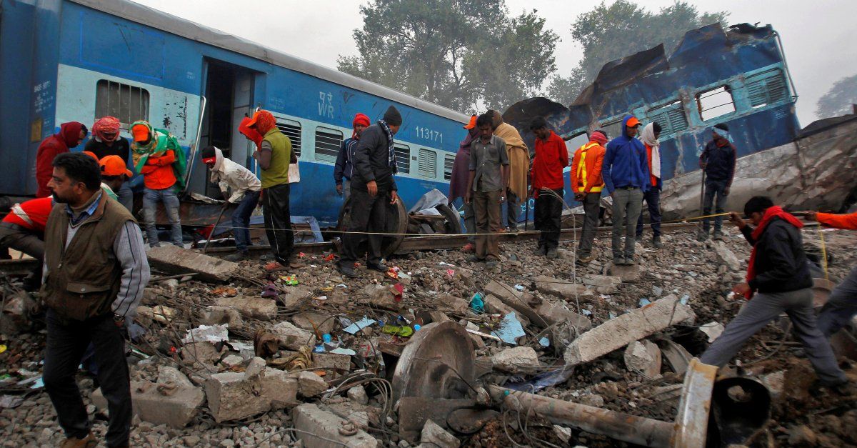 Tren descarrila en India, deja dos muertos y 38 lesionados