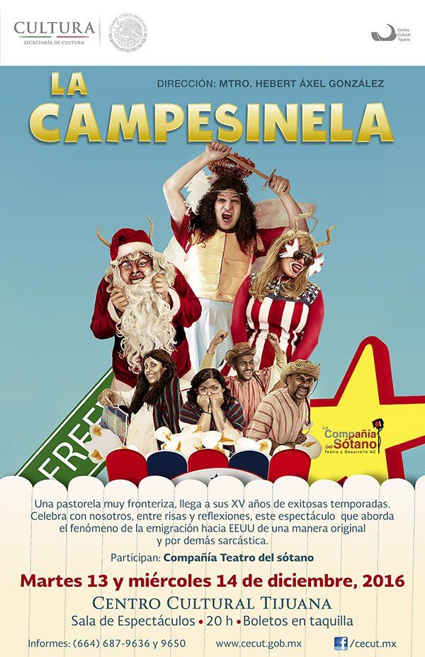 Pastorela en Tijuana aborda el tema de la migración - La-Campesinela-poster
