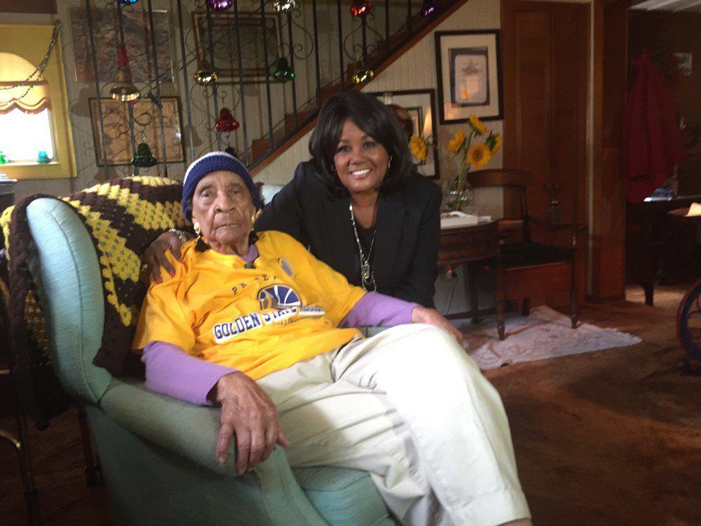 Muere la aficionada más longeva de Golden State a los 107 años de edad - Sweetie-helen-brooks-1-1024x768