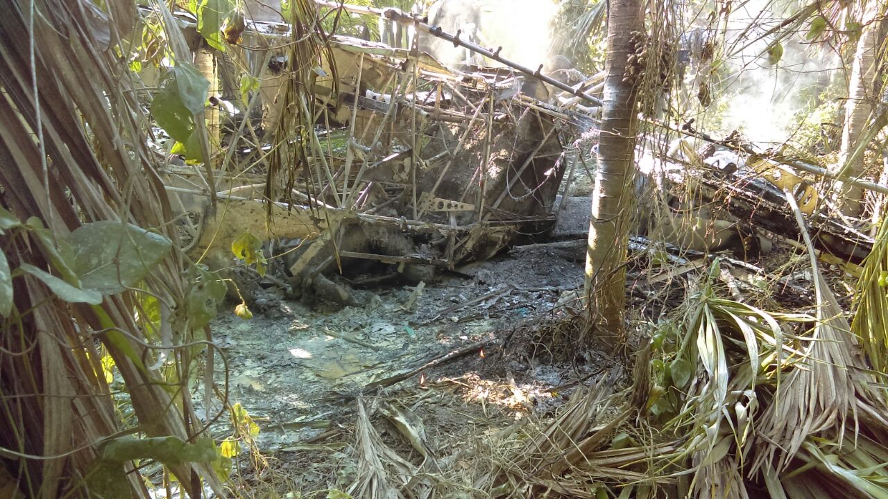 Se desploma avión pequeño en Colima y muere el piloto