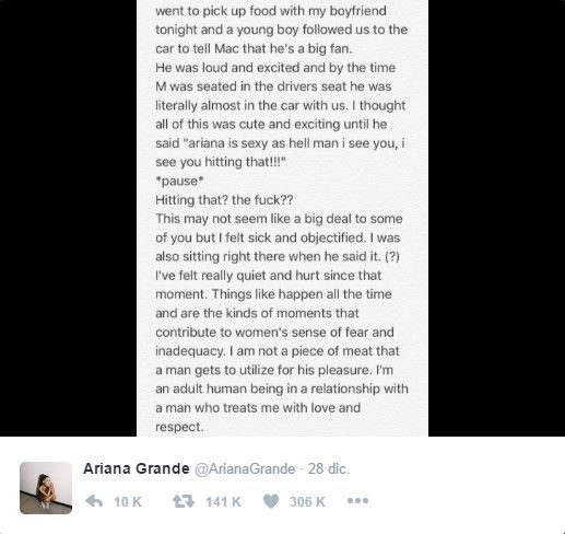 “No soy un pedazo de carne”: Ariana Grande - ariana-grande