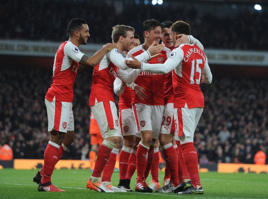 Arsenal gana y comparte la cima general con el Chelsea en la Liga Premier - arsenal-stoke-city-1-1024x762