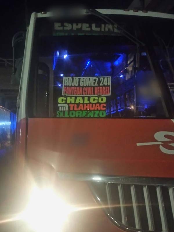 Frustan asalto a autobús en Iztapalapa - autobus-ermita