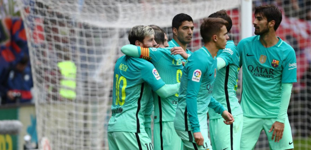 Barcelona rompe racha de empates y gana 0-3 a Osasuna