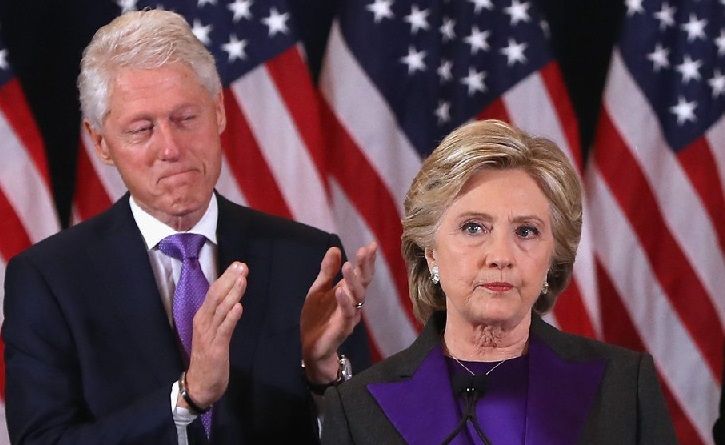 Bill y Hillary Clinton asistirán a toma de posesión de Trump - bill-clinton-perdida-hillary