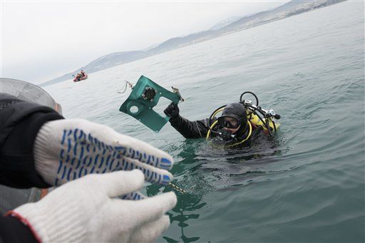 Hallan segunda caja negra de avión ruso estrellado en el Mar Negro