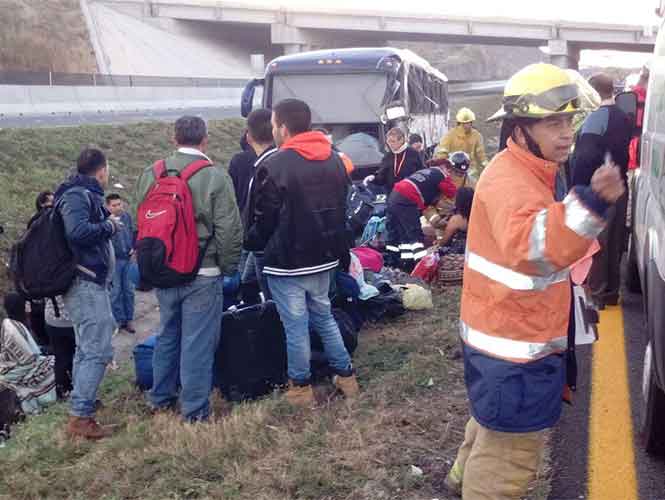 Choque de autobús deja 21 lesionados en Jalisco - camion-guadalajara-2-1
