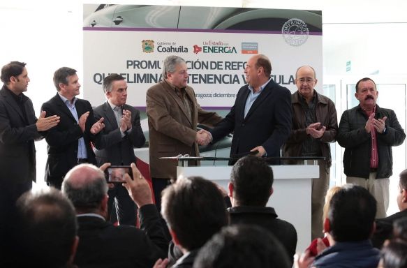 Coahuila eliminará la tenencia en 2017