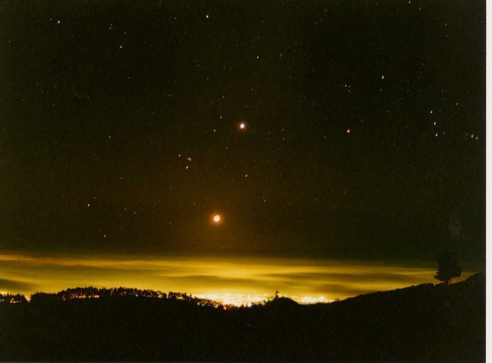 Eclipse solar y conjunciones de planetas visibles en 2017 - conjunción