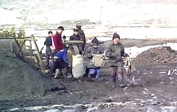 La vida de los niños en una mina de carbón en Corea del Norte - corea-II