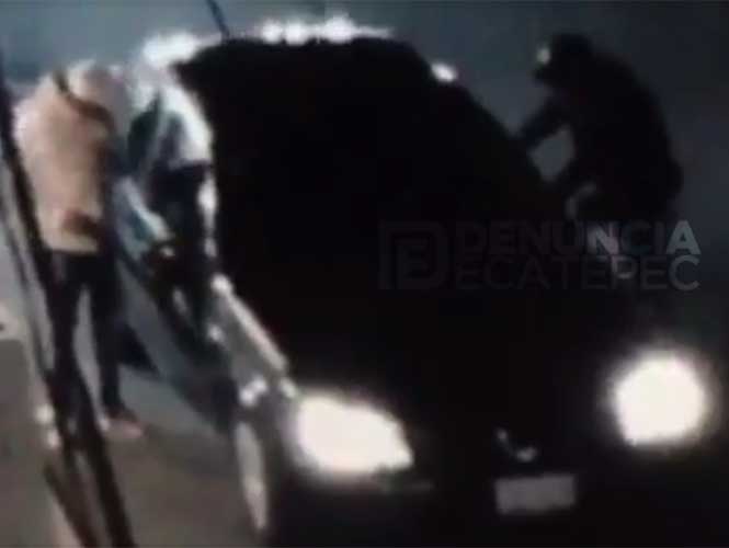 Video: captan robo de automóviles en Ciudad Azteca