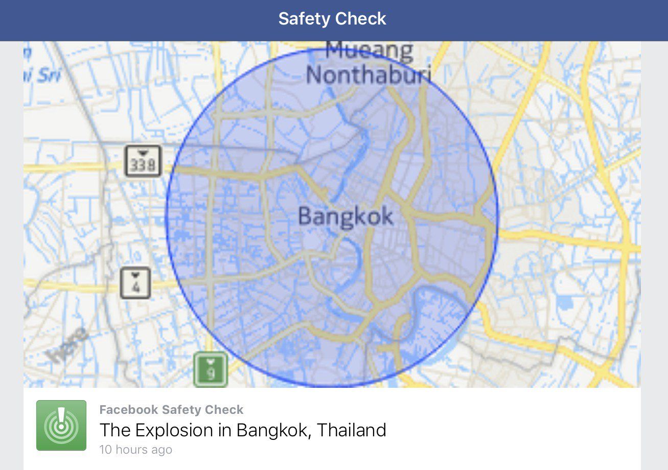 Noticia falsa en Facebook genera pánico en Tailandia - facebook2