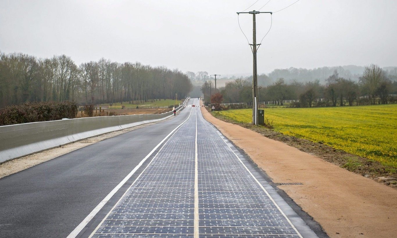 Francia inaugura la primera carretera solar