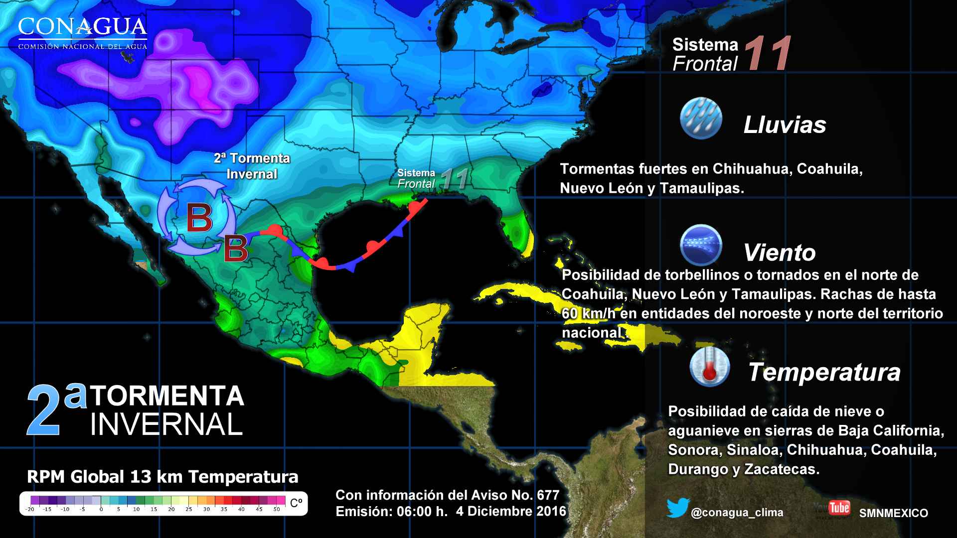 Prevalecerá el ambiente frío en el norte y noroeste de México - frente-frio-11