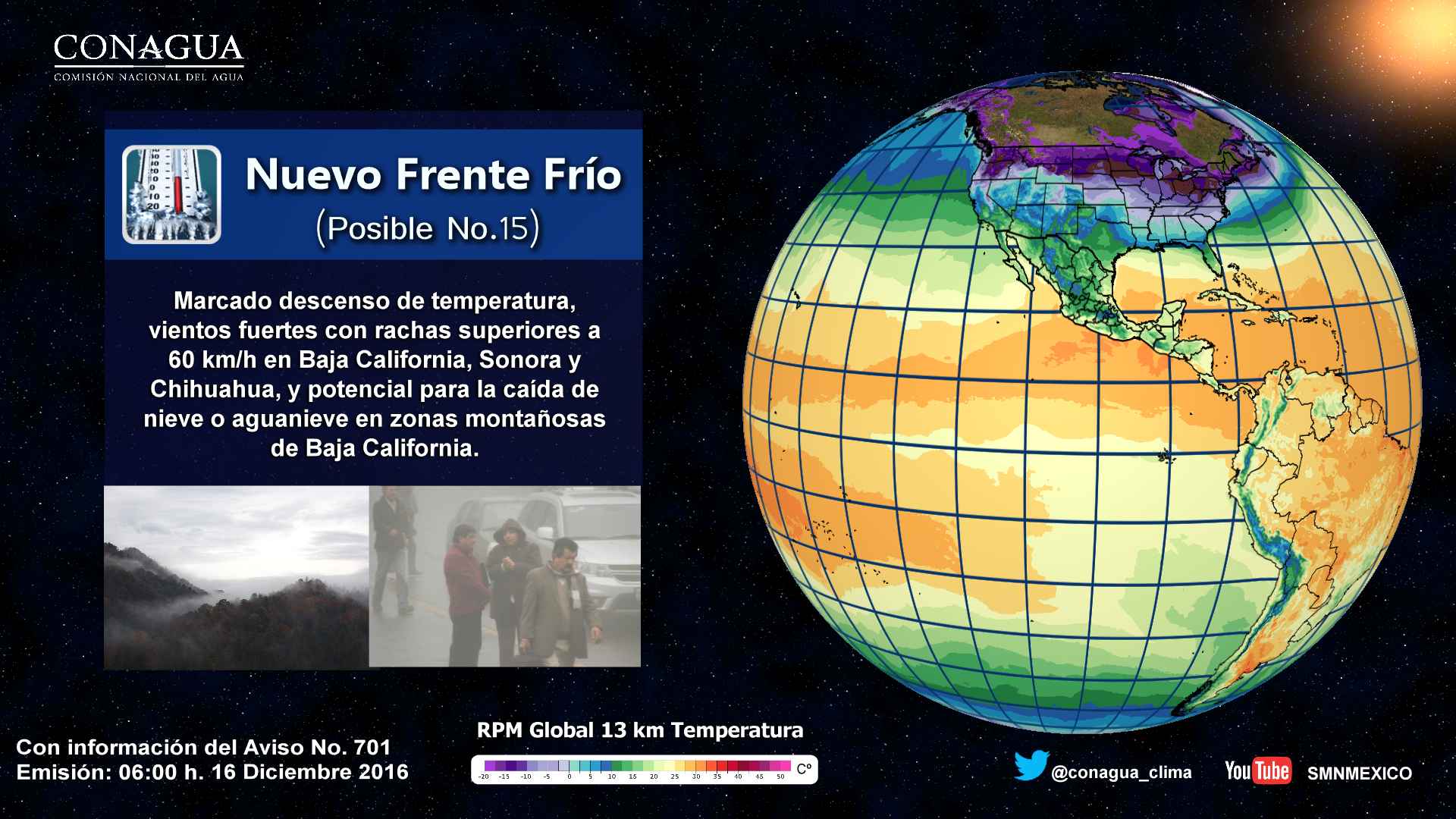 Frentes fríos causarán bajas temperaturas en México - frente-frio-15