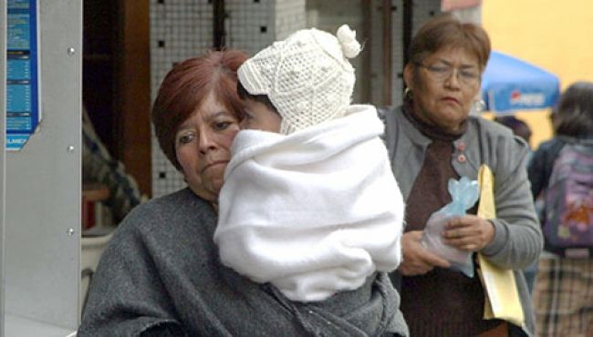 Frente frío 5 provocará descenso de temperaturas en gran parte del país