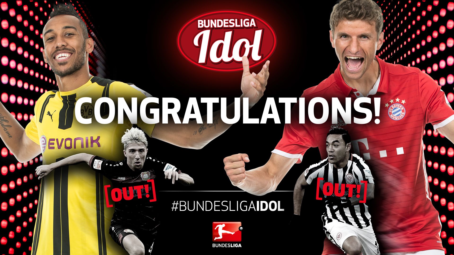 Chicharito semifinalista de ‘Ídolo de Bundesliga’ - grupo-a-idolo-bundesliga