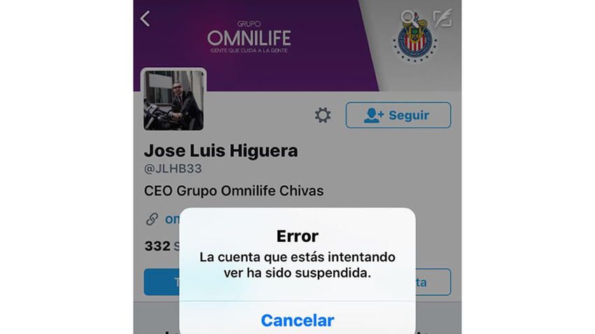 Suspenden cuenta de Twitter a José Luis Higuera - higuera-2