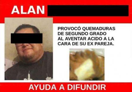Sujeto lanza ácido a su expareja en Puebla