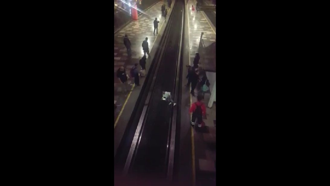 Video: sujeto cae a vías de Metro Chabacano