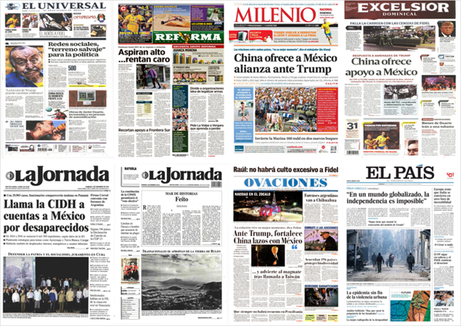 China y Donald Trump en las portadas de los periódicos