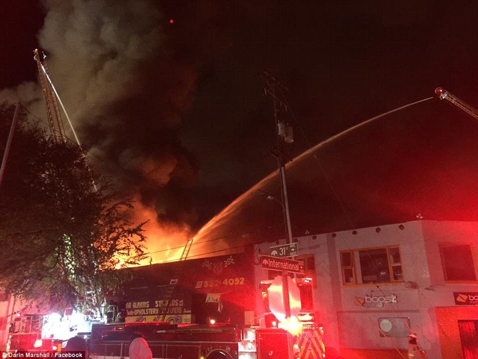 Video: hasta 40 muertos tras incendio en Oakland - incendio-Oakland-2