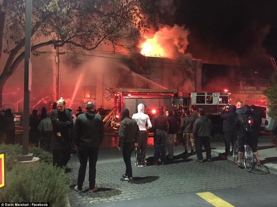 Video: hasta 40 muertos tras incendio en Oakland - incendio-Oakland-4