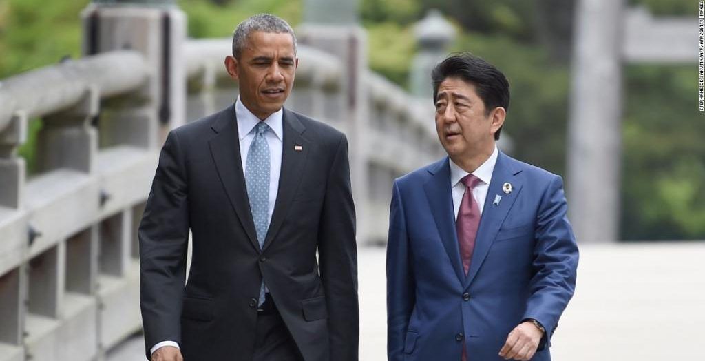 Primer ministro de Japón se reúne con Obama en Pearl Harbor