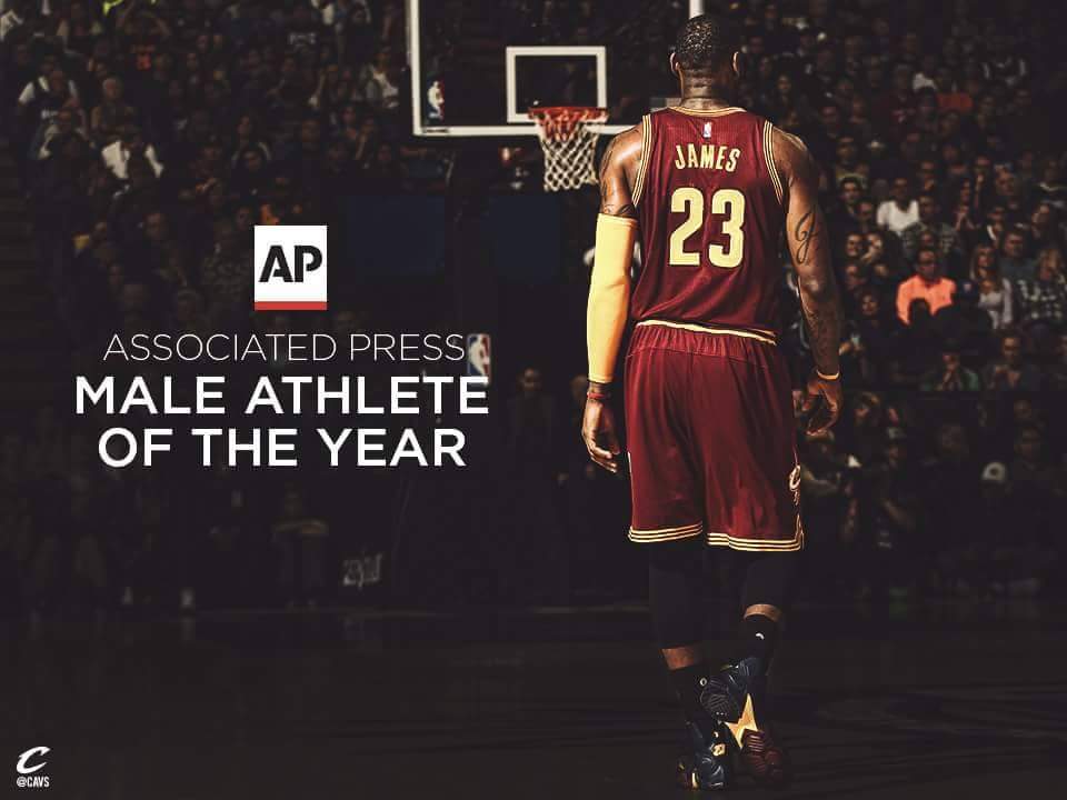 Eligen a LeBron James como atleta masculino del año - lebron-james-ap