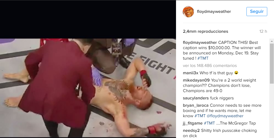Mayweather se burla de Conor McGregor en Instagram - mayweather-1