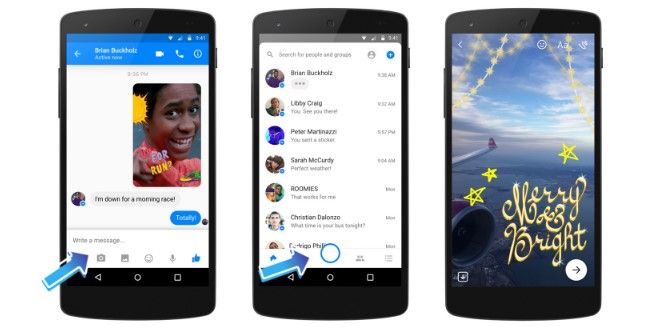 Messenger integra cámara con efectos especiales