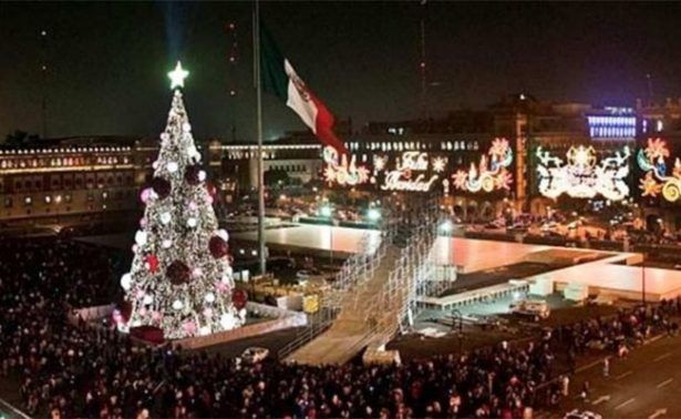 Exhortan autoridades a llegar temprano a cena navideña en el Zócalo - met-zocalo-naivdad-615x378