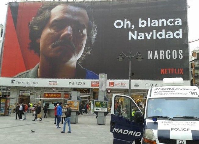 Policía española responde a publicidad de Netflix - narcos