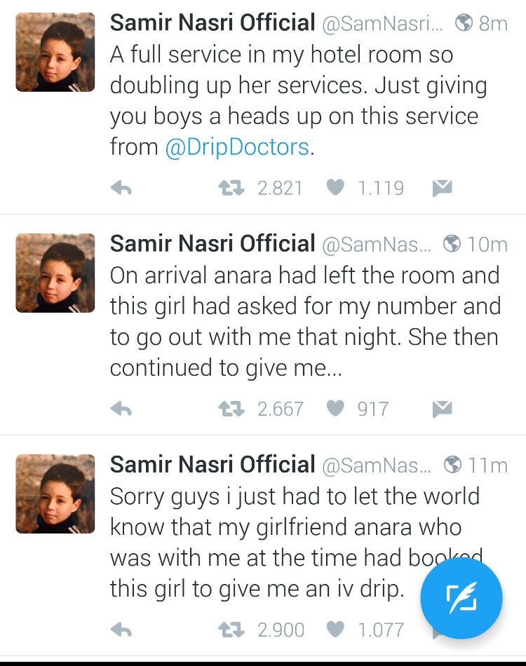 Agencia antidopaje investiga a Samir Nasri por tratamiento intravenoso - nasri-hackeo-2