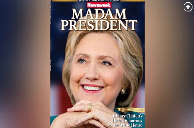 Venden por eBay edición de Newsweek con Clinton como presidenta