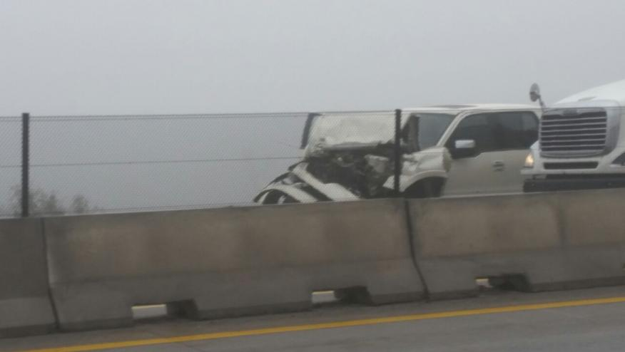 Neblina ocasiona dos choques en la autopista Monterrey-Saltillo - niebla-monterrey4