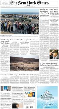 La crisis financiera de los estados y el petróleo en las primeras planas - p13