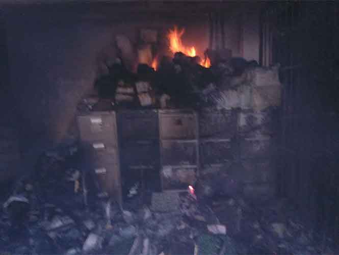 Incendian oficina de la Subsecretaría de Educación en Chiapas