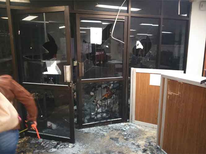 Incendian oficina de la Subsecretaría de Educación en Chiapas - pagaduria-chiapas