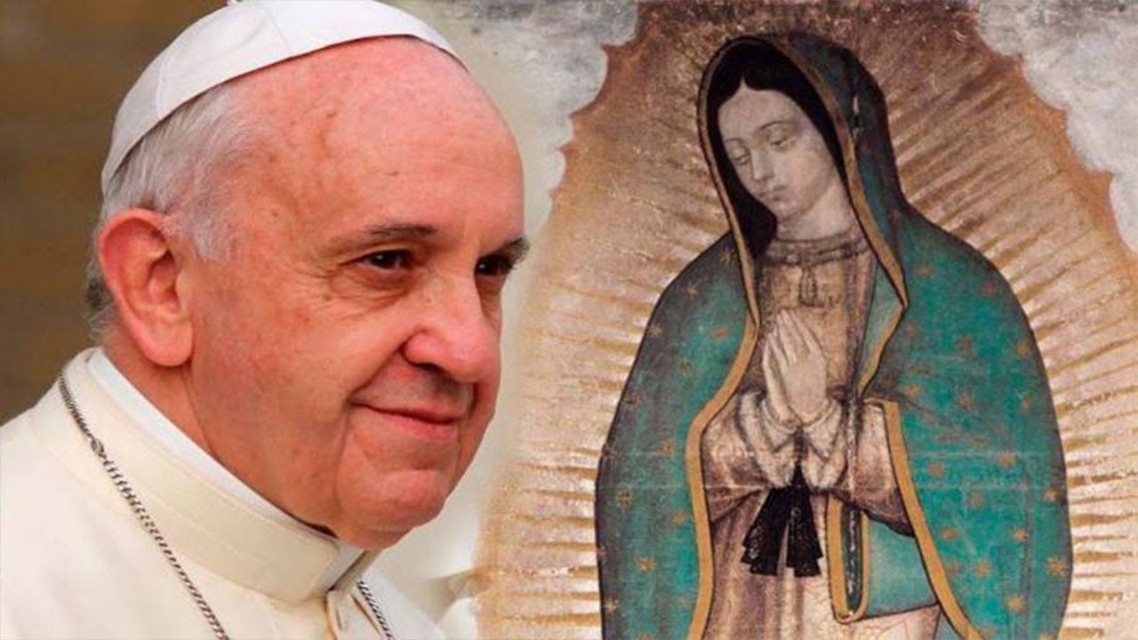 Papa Francisco celebra a la Virgen de Guadalupe
