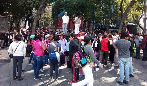 Cerrado Paseo de la Reforma por manifestaciones - paseo-de-la-reforma-2